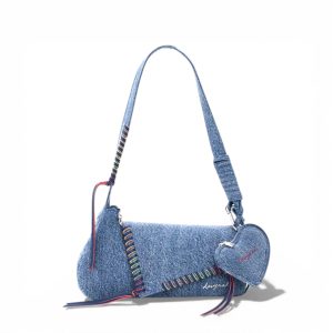 Bolso de hombro denim