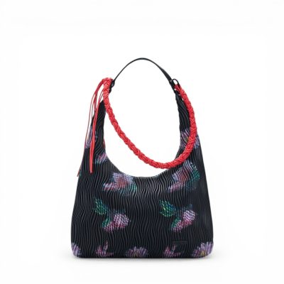 Desigual bolso relieve flores