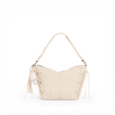 Desigual bolso crema tachas