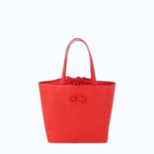 Bolso shopper coral