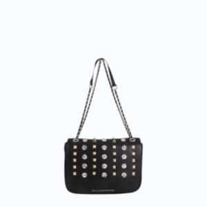 Lola Casademunt bandolera con solapa y tachas