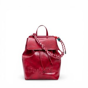 Desigual mochila pequeña roja